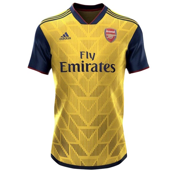 Tailandia Camiseta Arsenal 2ª 2019/20 Amarillo Azul Marino